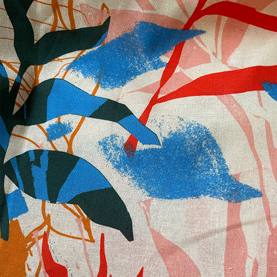 Folia Printed Fabric - Lorna Robey